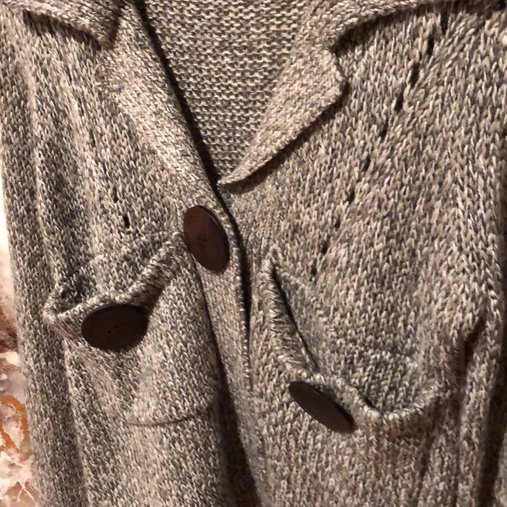 BCBG chunky cardigan sweater small